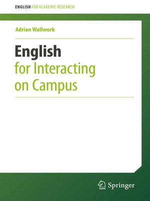 cover image of English for Interacting on Campus
